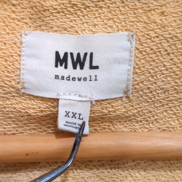 MADEWELL Terry Zip-Front Hoodie (XXL) - Picture 7 of 8